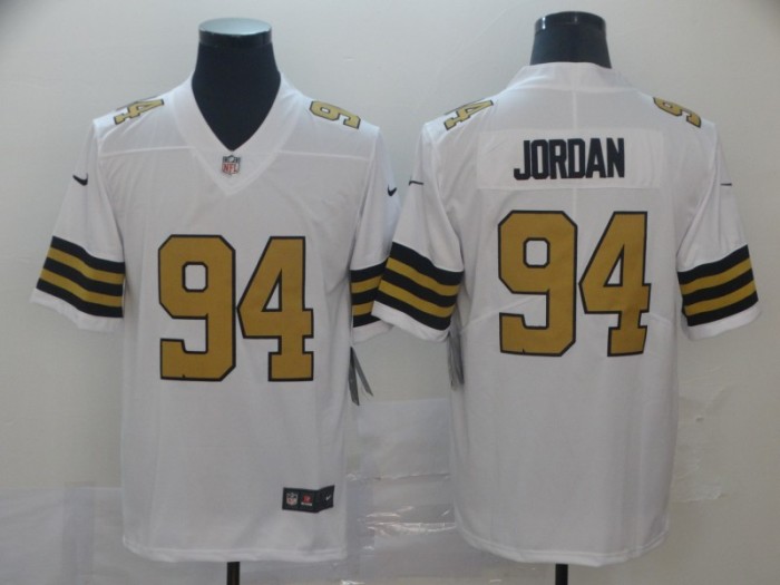 New Orleans Saints 94 Cameron Jordan White Color Rush Limited Jersey