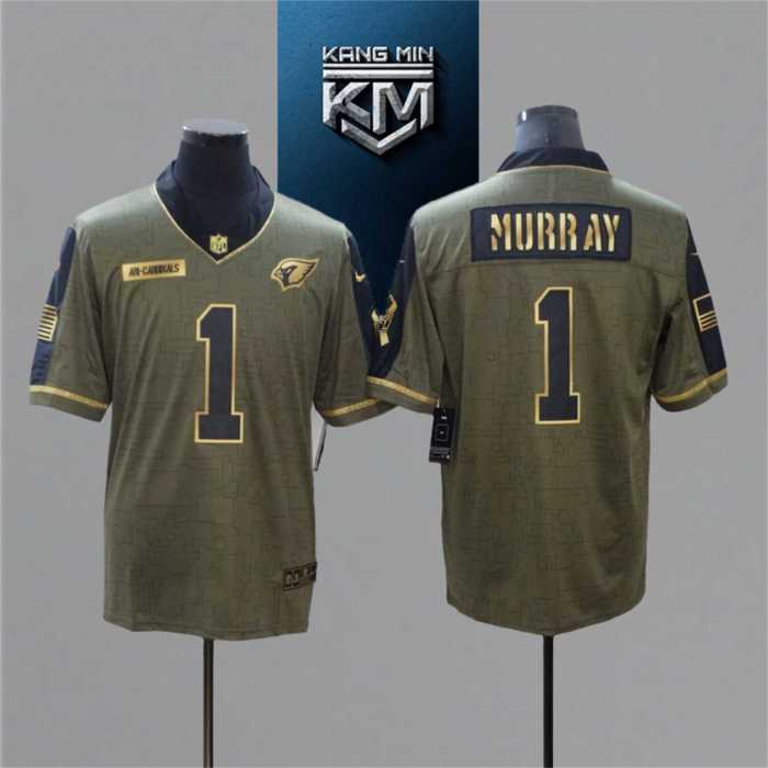 2021 Cardinals 1 MURRAY NFL Jersey S-XXL Tribute Gold Edition