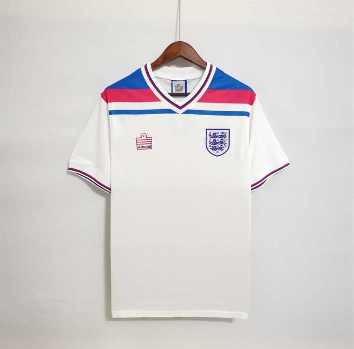 Retro Jersey England 1980 Home White Soccer Jersey Vintage Football Shirt