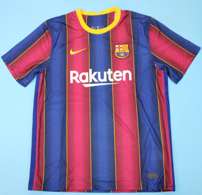 Retro Jersey 2020-2021 Barcelona Home Soccer Jersey Vintage Football Shirt