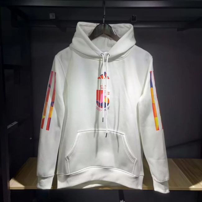 2022 BEL White Soccer Hoodie Cotton Sweater
