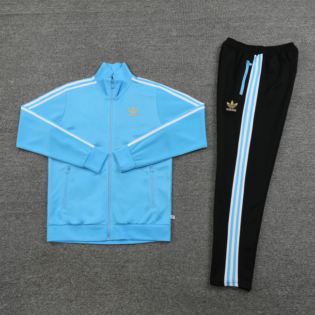 LH-AJ10 Light Blue DIY Custom Blank Jacket and Pants