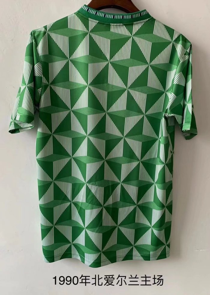 Retro Jersey 1990-1992 Northern Ireland Home Soccer Jersey Vintage Football Shirt