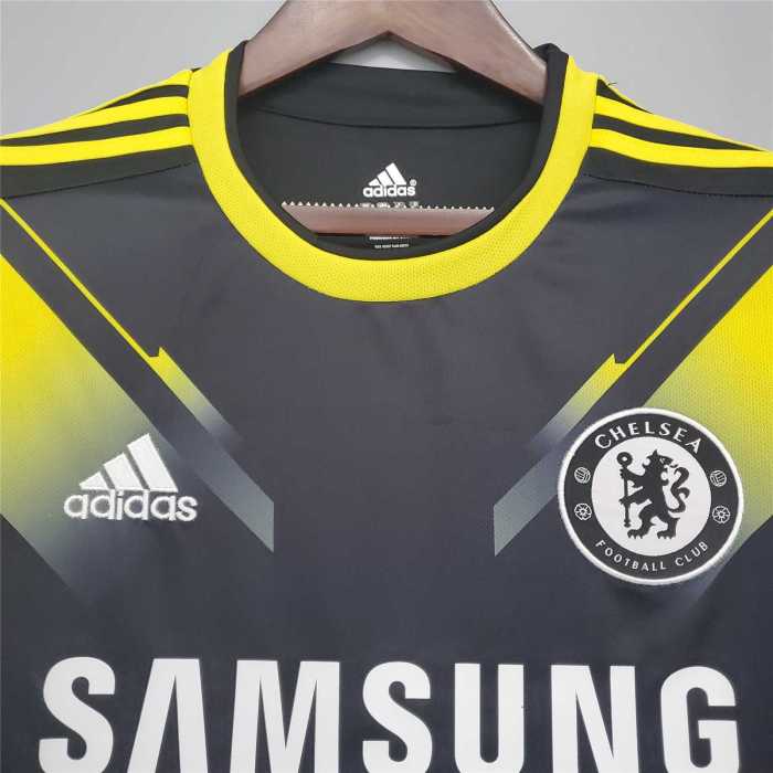 Retro Jersey 2012-2013 Chelsea Third Away Black Soccer Jersey Vintage Football Shirt