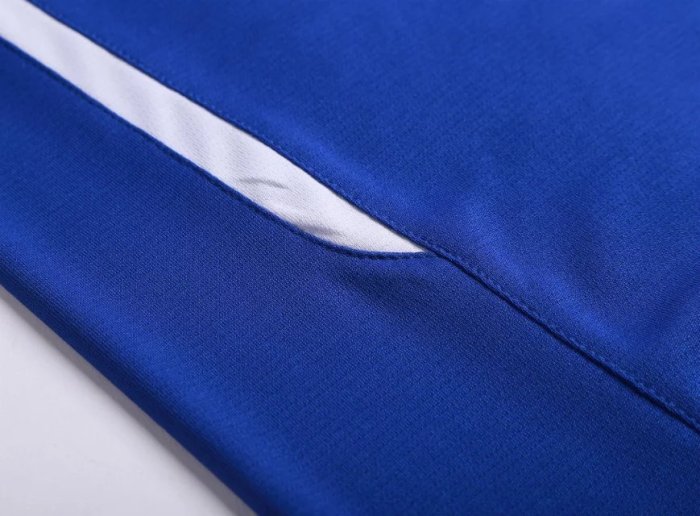 #306 Blue Adult Soccer Training Uniform Jersey and Shorts with pocket