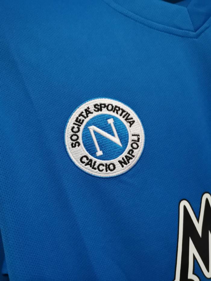 Retro Jersey 1989-1990 Calcio Napoli Home Soccer Jersey Vintage Football Shirt