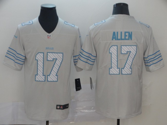 City Version Buffalo Bills #17 ALLEN White NFL Jersey