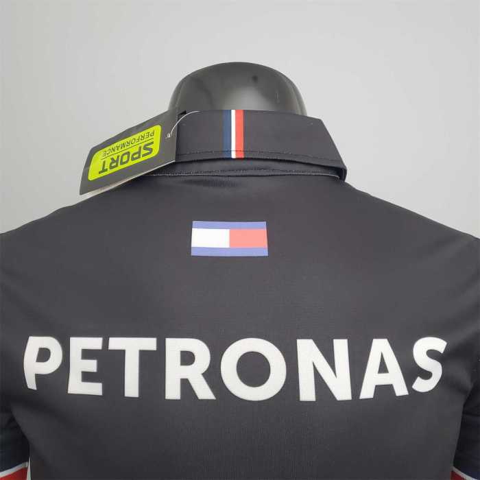 F1 Formula One racing suit Mercedes POLO Black Racing Jersey