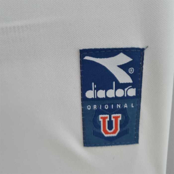 Retro Jersey 1996 Universidad de Chile Away White Soccer Jersey
