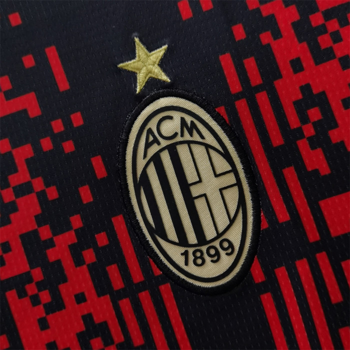 with Front Patch Retro Jersey 2022-2023 AC Milan 4th Away Soccer Jersey
