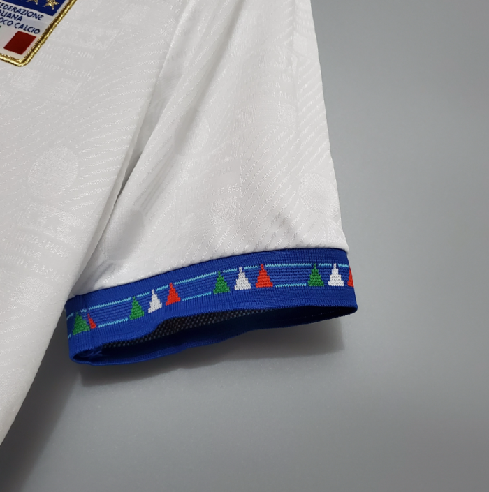 Retro Jersey 1994 Italy Away White Soccer Jersey Vintage Football Shirt