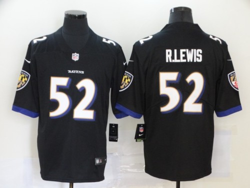 Baltimore Ravens 52 R.LEWIS Black Vapor Untouchable Limited Jersey