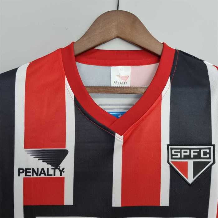 Retro Jersey 1991 Sao Paulo Away Soccer Jersey Vintage Football Shirt