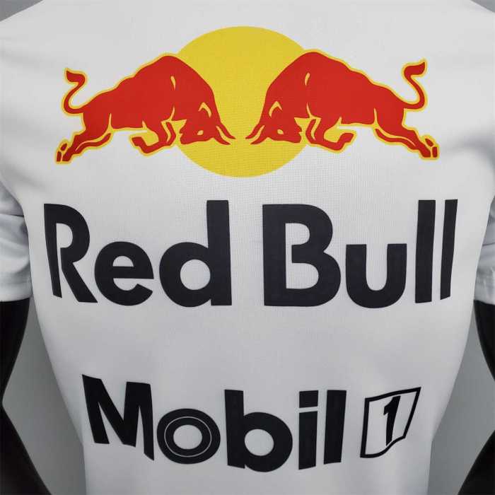 F1 Formula One; Red Bull Racing Suit; White Racing Jersey