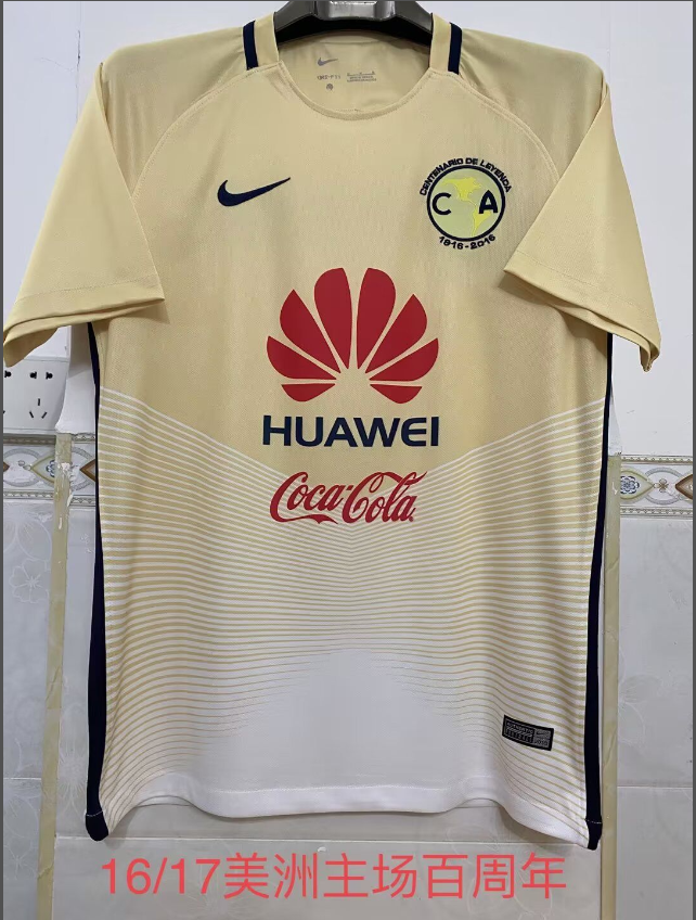 Retro Jersey 2016-2017 Club America Aguilas Home Soccer Jersey Futbol Shirt