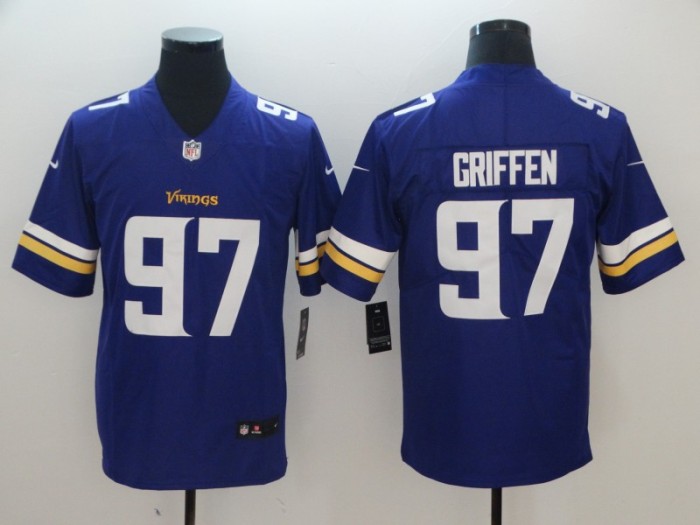 Minnesota Vikings 97 GRIFFEN Purple NFL Jersey