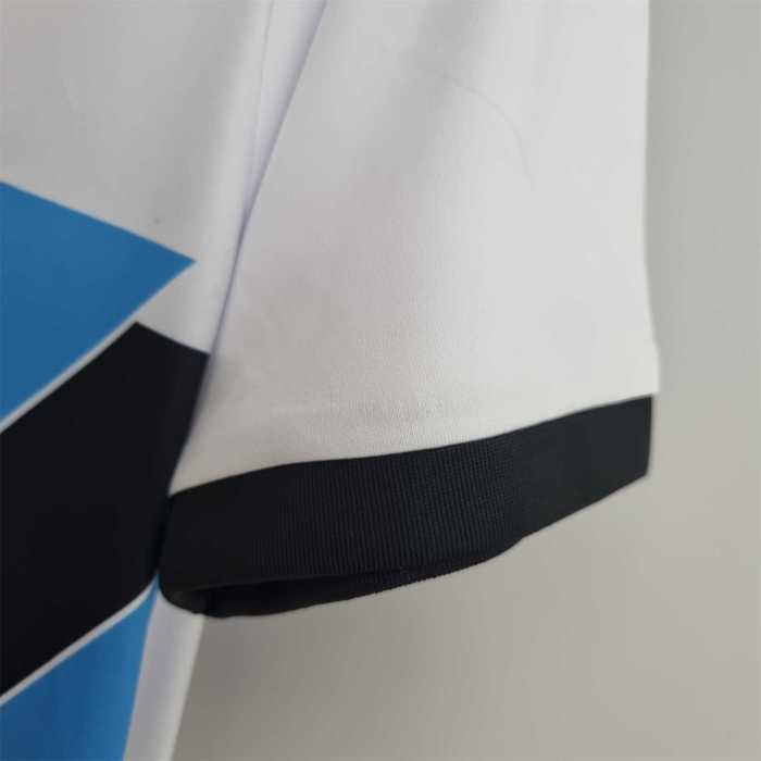 Retro Jersey 1990-1991 Inter Milan Away White Soccer Jersey Vintage Inter Football Shirt