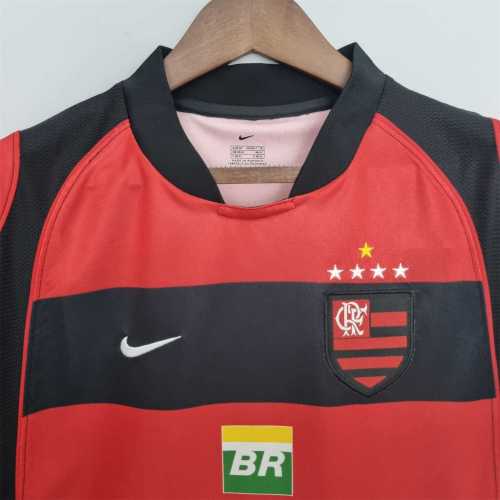 Retro Jersey 2003-2004 Flamengo Home Soccer Jersey Vintage Football Shirt