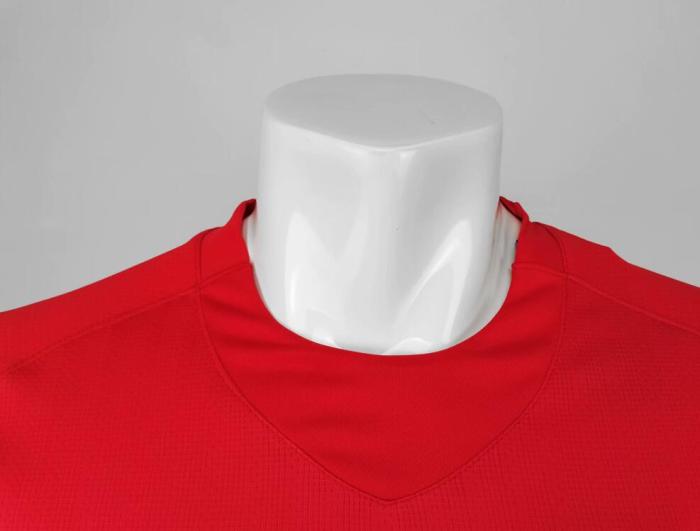 with Front Lettering Retro Jersey Long Sleeve 2007-2008 Champions League Version Home Soccer Jersey