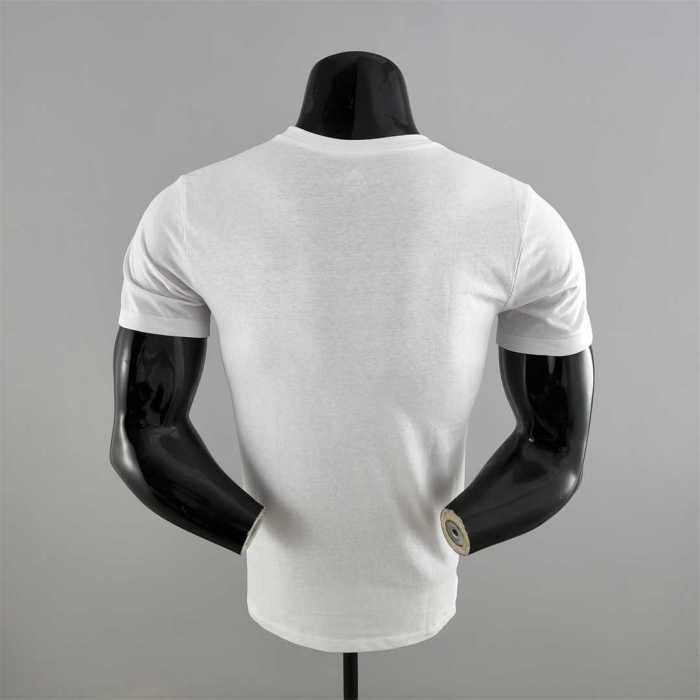 #K000176 Real Madrid 14 CHAMPIONS White Soccer T-shirt