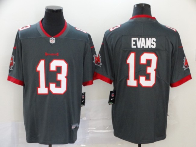 Tampa Bay Buccaneers 13 EVANS Grey New 2020 Vapor Untouchable Limited Jersey