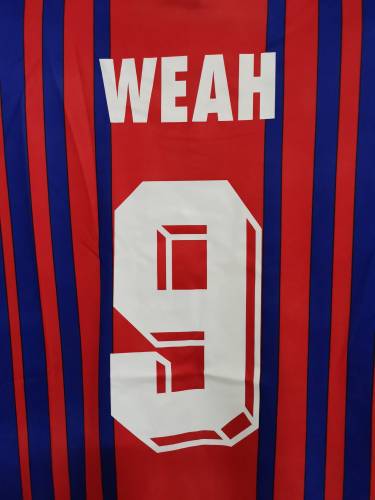 Retro Jersey 1993-1994 PSG WEAH 9 Home Soccer Jersey Vintage Paris Football Shirt