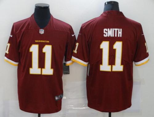 Washington Redskins 11 SMITH Red NFL Jersey