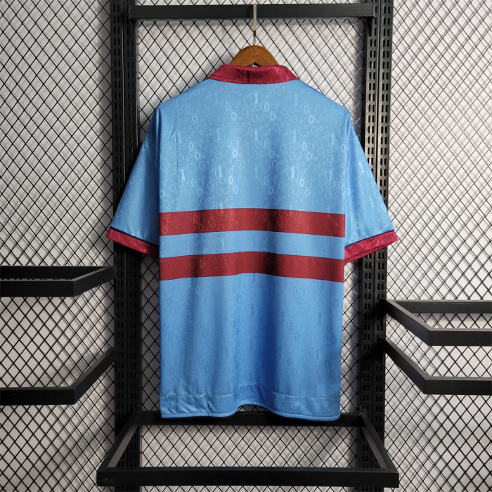 Retro Jersey 1995-1997 West Ham United Away Blue Soccer Jersey
