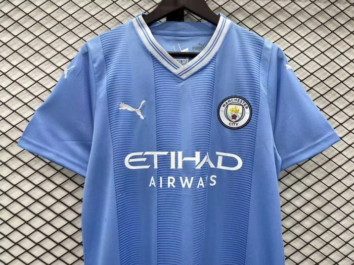 Fans Version 2023-2024 Manchester City Home Soccer Jersey