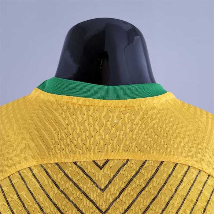 Player Version 2022 Brazil Special Edition Yellow Soccer Jersey