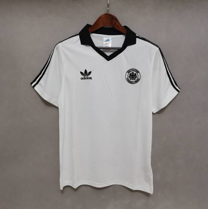 Retro Jersey 1980 Germany Home Soccer Jersey Vintage Football Shirt