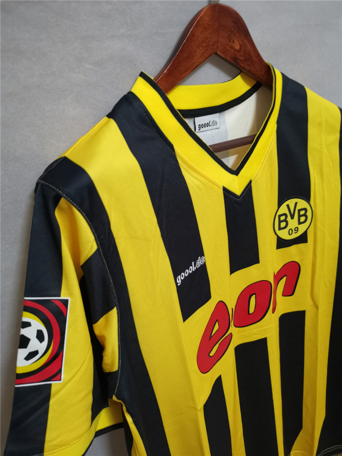 Retro Jersey Borussia Dortmund 2000 Home Soccer Jersey Vintage BVB Football Shirt