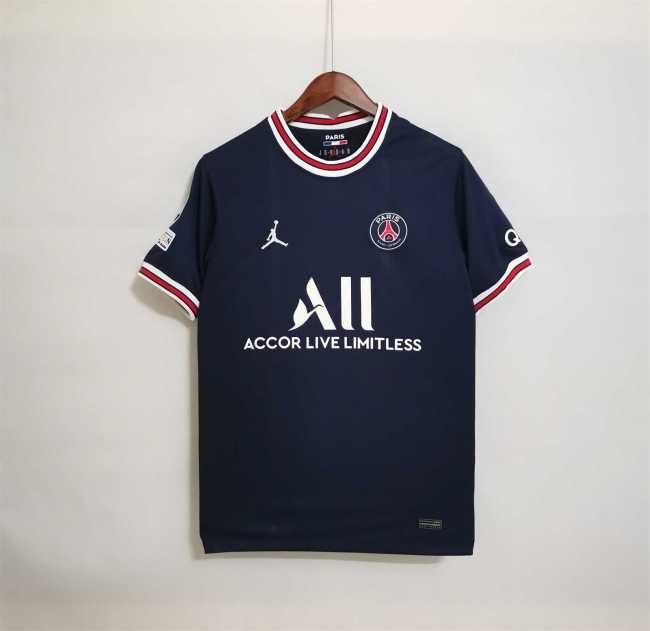 with UCL Patch Retro Jersey 2021-2022 PSG Home Soccer Jersey Vintage Paris Football Shirt