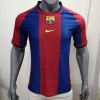 Retro Jersey Barcelona 1998-2000 Home Soccer Jersey Vintage Football Shirt
