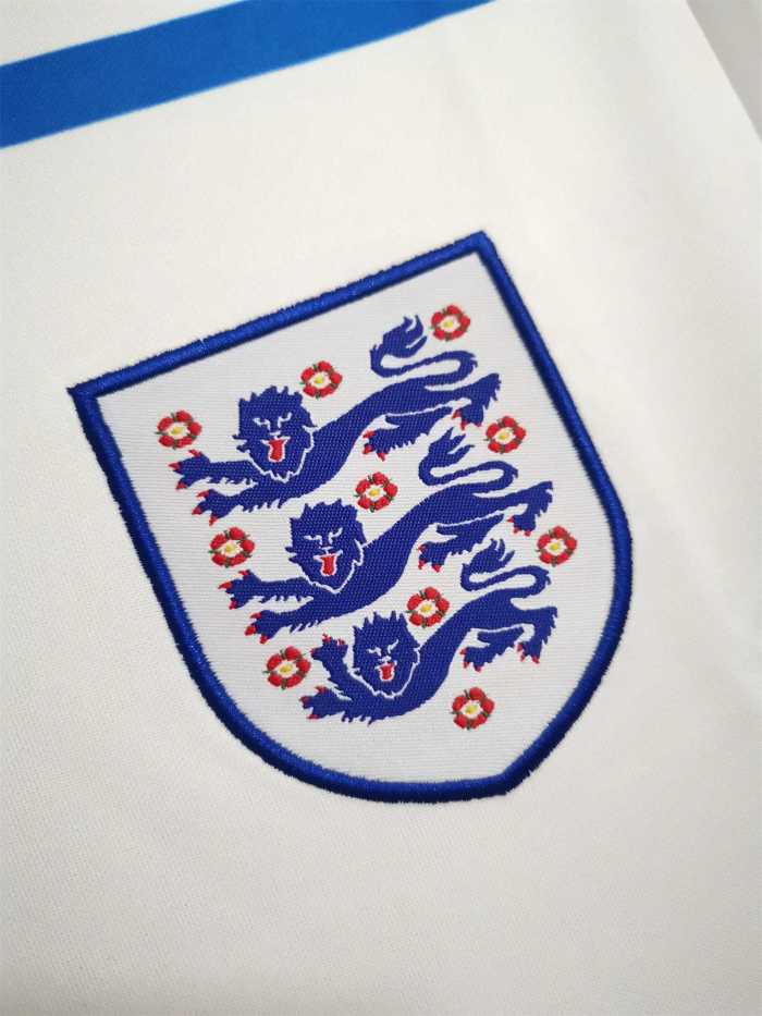 Retro Jersey England 1980 Home White Soccer Jersey Vintage Football Shirt