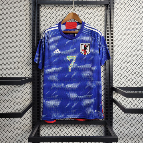 Fans Version 2022 World Cup Japan 7 GOKU SAN Home Soccer Jersey