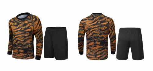 LK-S070119 Plate Suit  Brown Long Sleeves Jersey and Jersey  Short