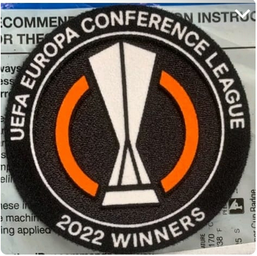 2022 Winners UEFA Europa Conference League Patch