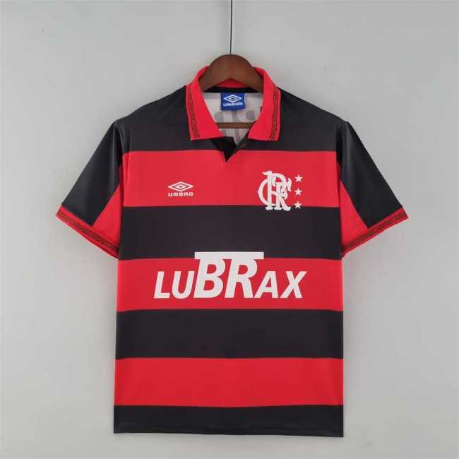 Retro Jersey 1992-1993 Flamengo Home Soccer Jersey Vintage Football Shirt