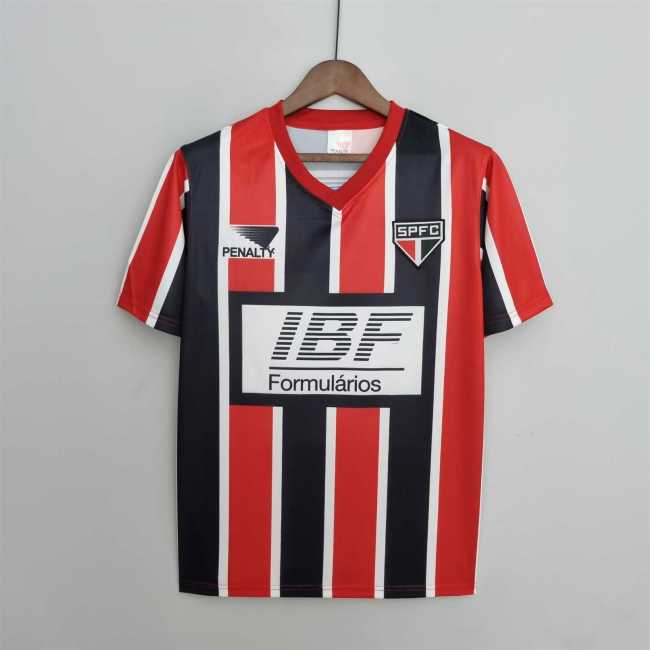 Retro Jersey 1991 Sao Paulo Away Soccer Jersey Vintage Football Shirt