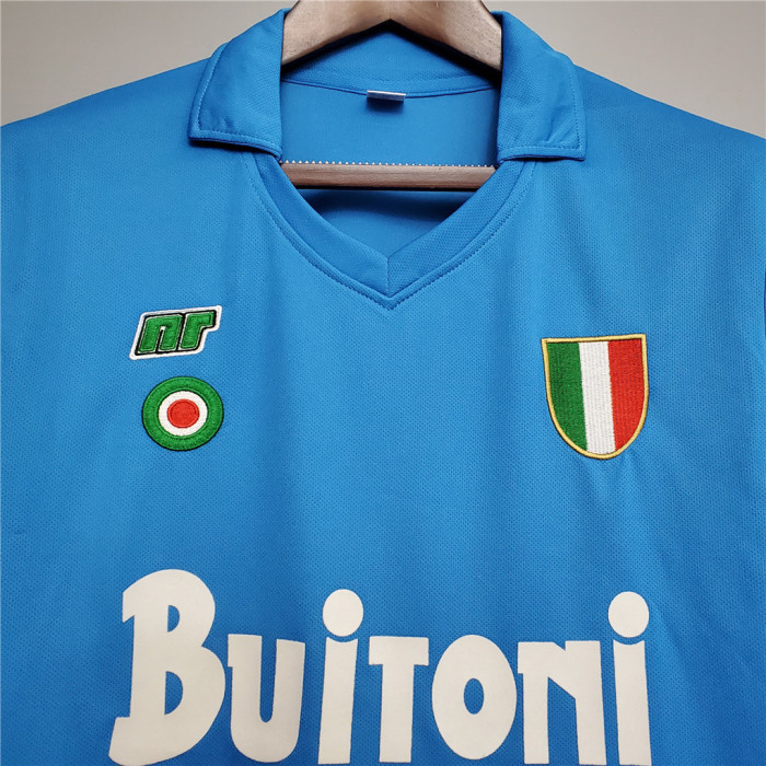 Retro Jersey 1987-1988 Calcio Napoli Home Soccer Jersey