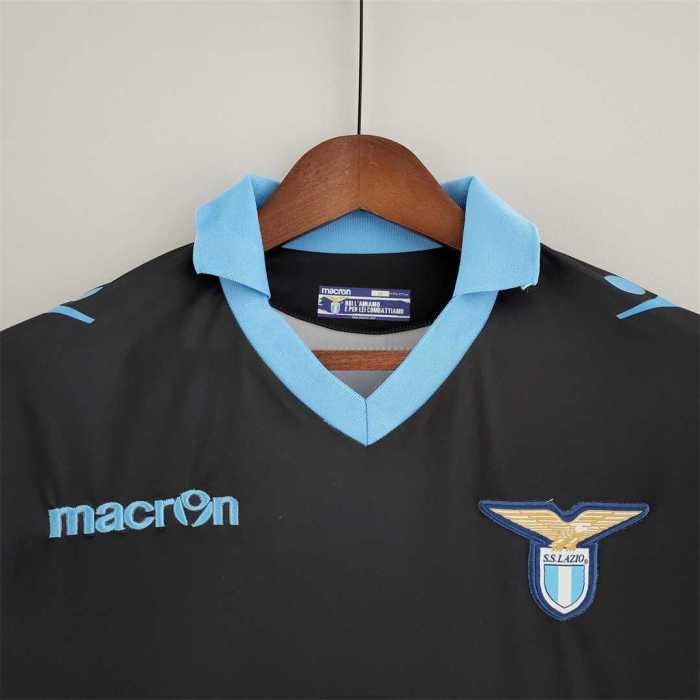 Retro Jersey 2015-2016 Lazio Away Black Soccer Jersey Vintage Football Shirt