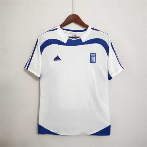 Retro Jersey 2004 Greece Home Soccer Jersey Vintage Football Shirt