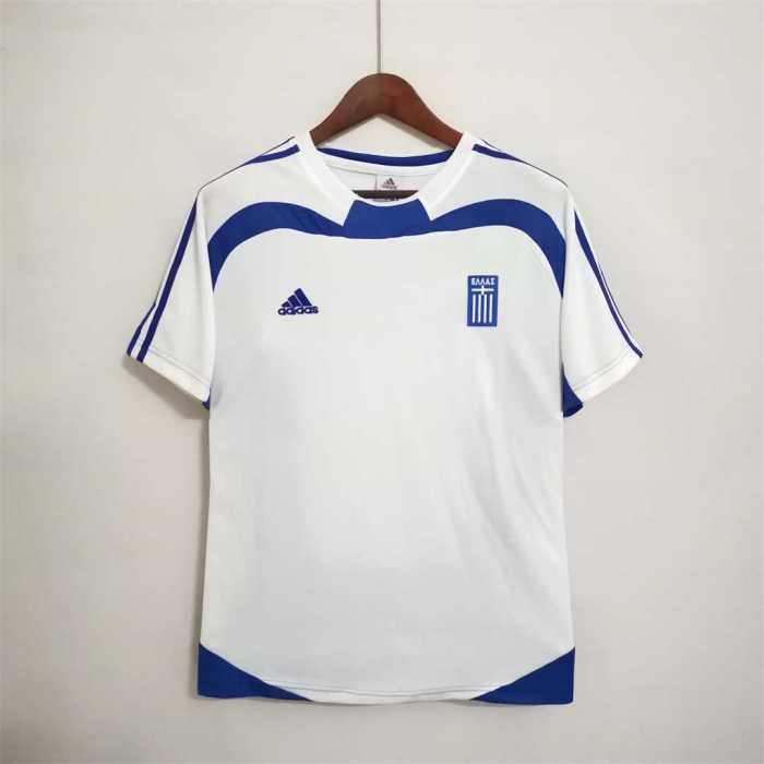 Retro Jersey 2004 Greece Home Soccer Jersey Vintage Football Shirt