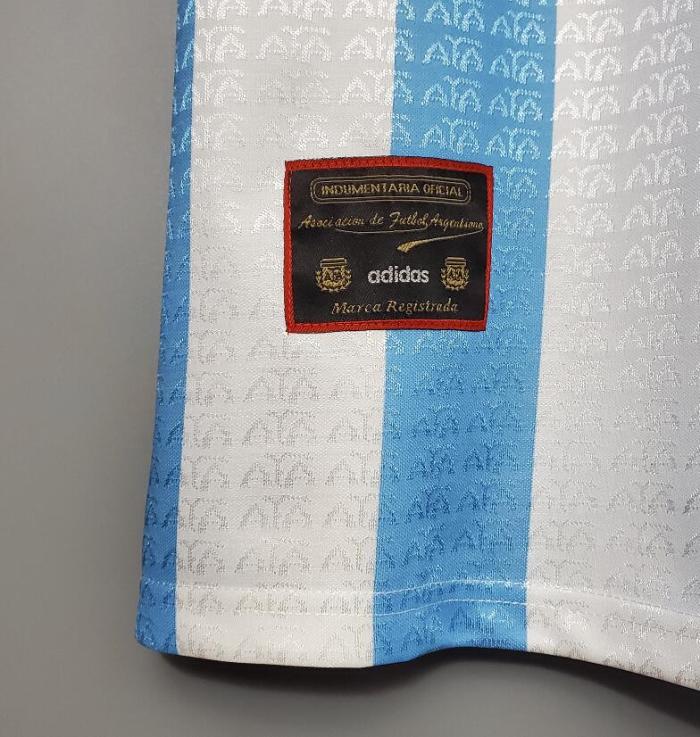 Retro Jersey Argentina 1996-1997 Home Blue/White Soccer Jersey