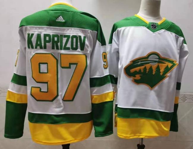 2020 Retro Jersey Minnesota Wild 97 KAPRIZOV White NHL Jersey