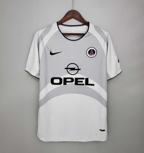 Retro Jersey 2001-2002 PSG Away Soccer Jersey Vintage Paris Football Shirt