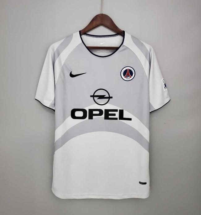 Retro Jersey 2001-2002 PSG Away Soccer Jersey Vintage Paris Football Shirt