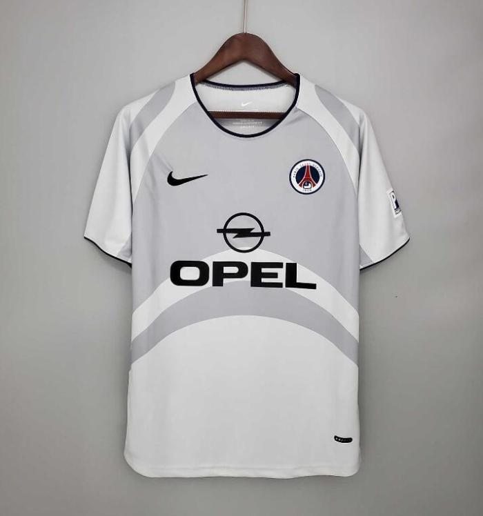 Retro Jersey 2001-2002 PSG Away Soccer Jersey Vintage Paris Football Shirt