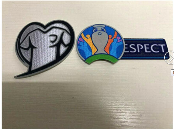 2020 European Championships patch set